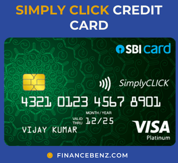 SBI simple click credit card features and charges/fee