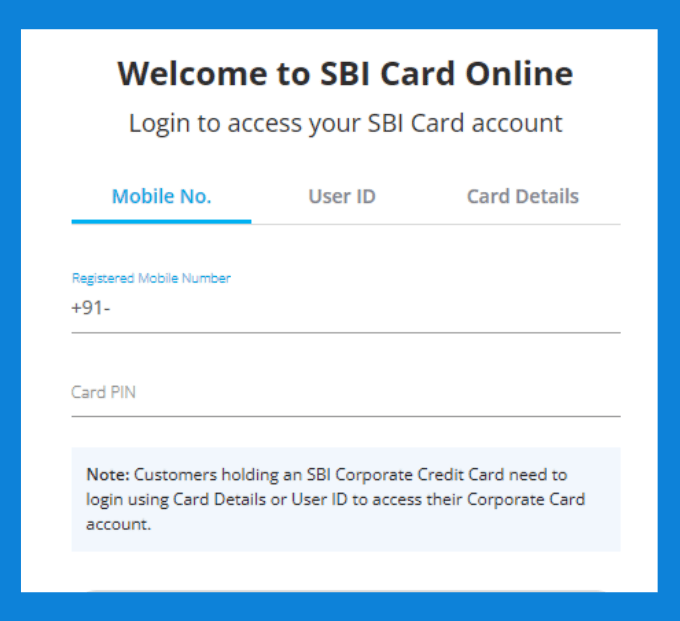 What Is SBI Credit Card Billing Cycle? SBI Card login Options. SBI Card official website login details