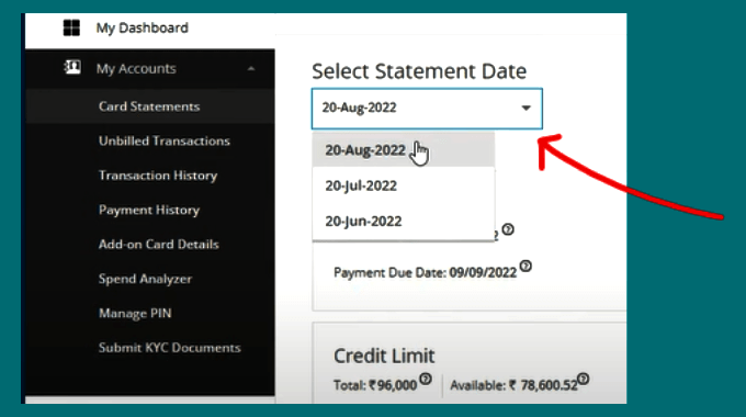 What Is SBI Credit Card Billing Cycle? SBI Credit Card Statement Date Selecting Option
