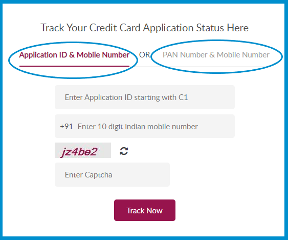 How to check flipkart axis bank credit card application status