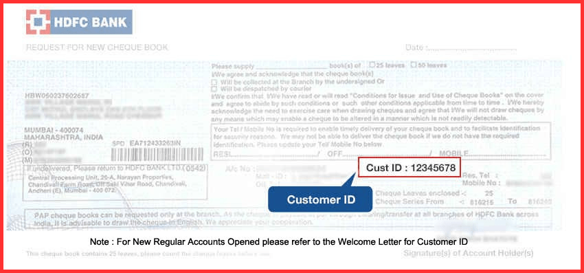 How to Get HDFC Bank Customer through Your Cheque Book