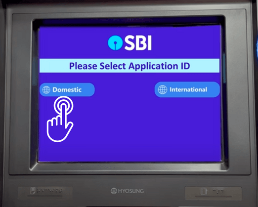 SBI ATM PIN Generation Process by ATM Machine