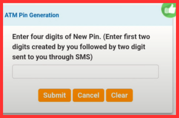 SBI ATM PIN Generation Process by Internet Banking
