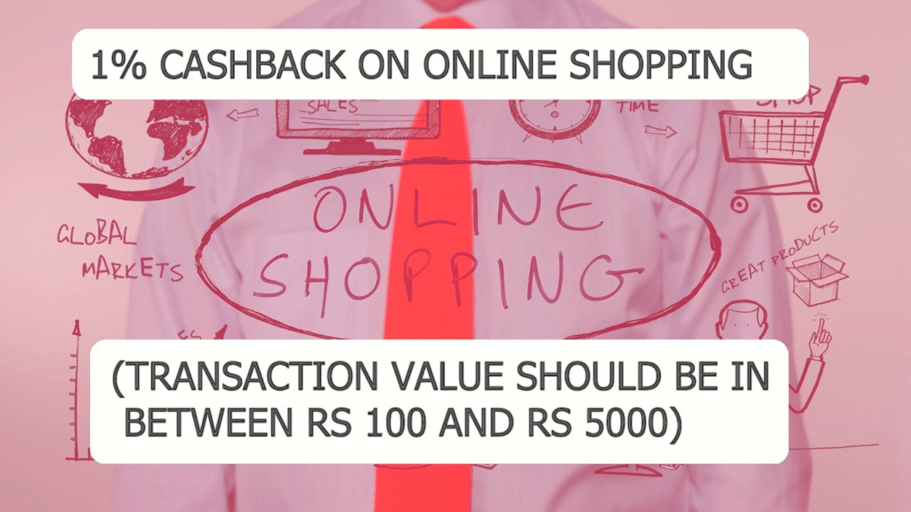 Axis Indian Oil Credit Card cashback On Online shopping